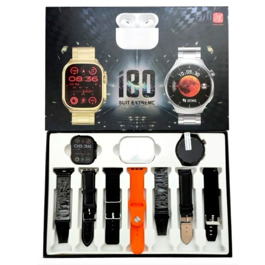 Combo I80- Reloj y audifonos